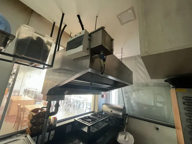 Coifa lavatório 1,50m de comprimento aço inox 306 com bomba de água.