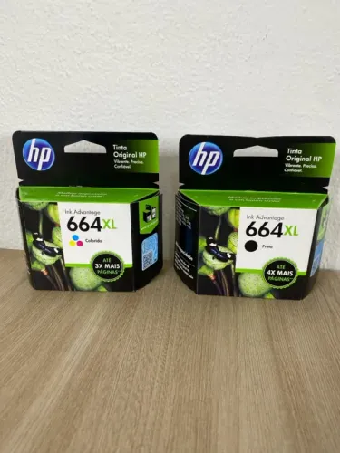 Cartucho de Tinta HP 664XL - Preto e Colorido