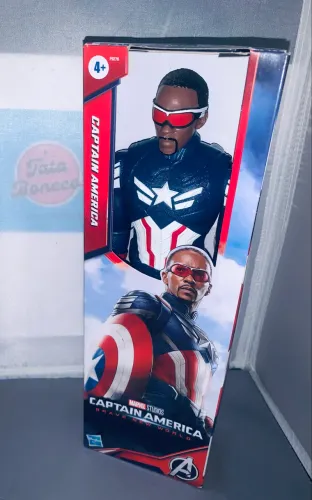 Boneco novo capitão América 30 cm Dc sunny