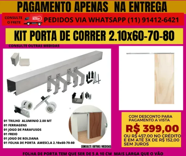 porta de correr dividir ambiente modelo ps58