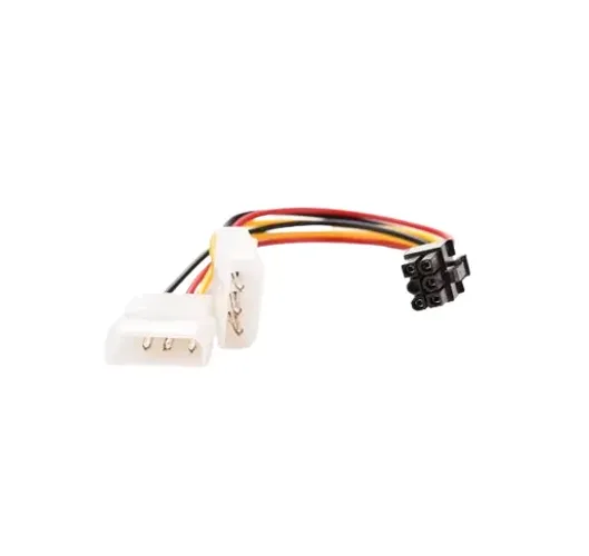 Cabo Adaptador 2x Molex 4 pinos para 6 Pinos Vga Pci-e
