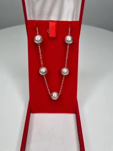 Pulseira de Esferas em Prata 925