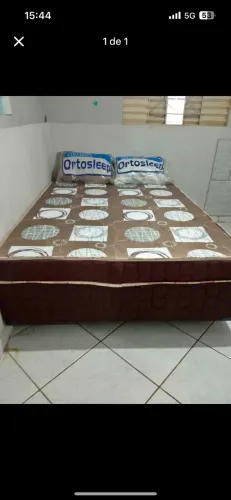 Cama box casal e solteiro