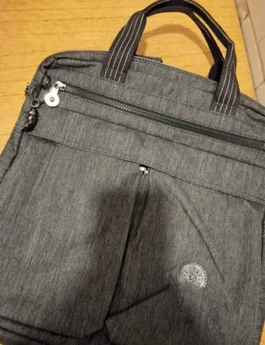 Bolsa Kipling Cinza Original