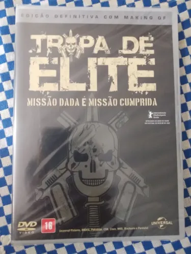 Vendo ou troco DVD Tropa de Elite 1 - Novo lacrado 
