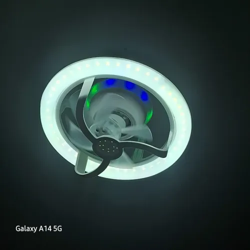 0Ventilador de teto / Led integrada com controle remoto