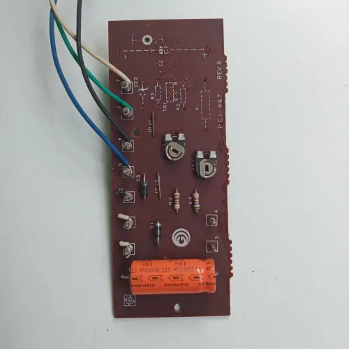 Placa regulagem rotação toca discos Gradiente TT II.