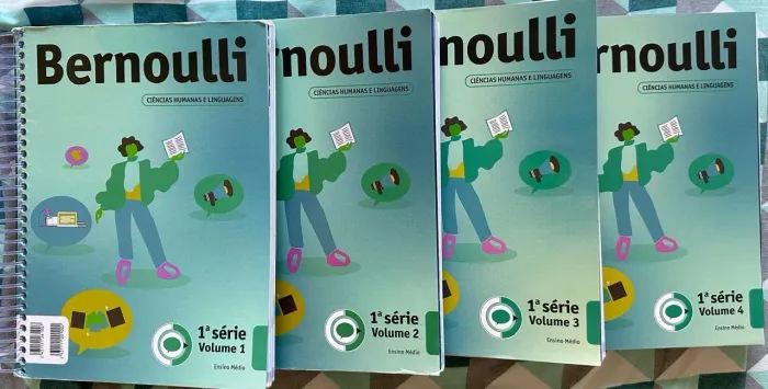 livros do sistema bernoulli de ensino do 1°ano