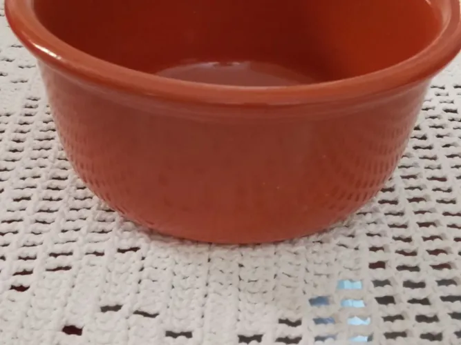Tigela de Cerâmica vitrificada