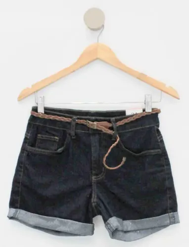 Short Jeans C&A 34 NOVO Com cinto Feminino com Cinto