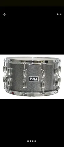 CAIXA DE BATERIA AVULSA PHX 14X8 10 AFINAÇÕES CANOA DUPLA CORES VARIADAS