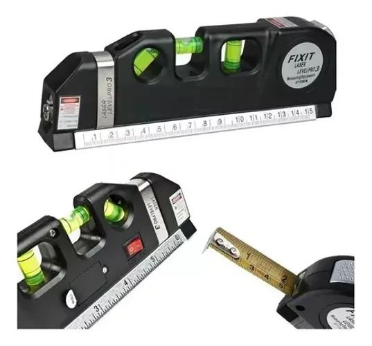 Nível Laser Trena Level Pro3 Estágios Nivelador Trena