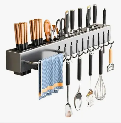 Suporte Para Armazenamento De Facas Ganchos Talheres Utensílios De Cozinha De Ferro z1317