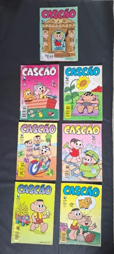 Lote com 7 gibis do cascão editora Globo