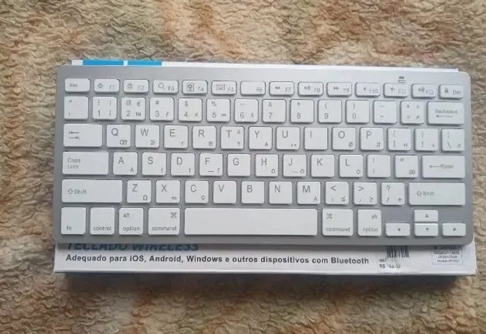 Teclado sem fio pc/cel android/ios pilha