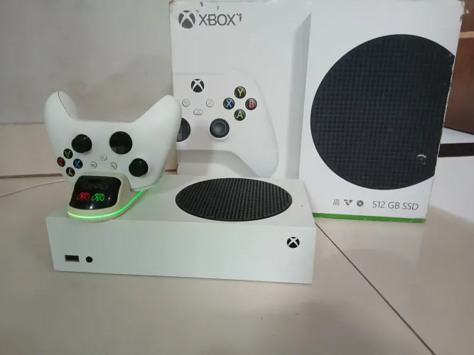 Xbox Series S 512gb +controle +base carregadora
