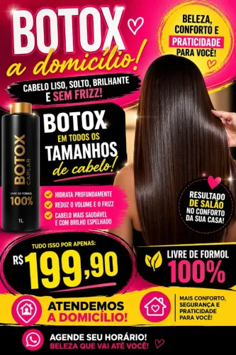 BOTOX CAPILAR SEM FORMOL