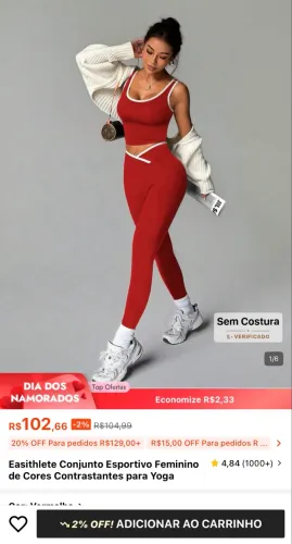 Conjunto Academia Shein