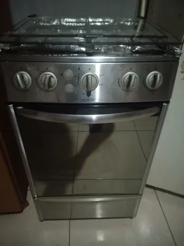 Fogão Bosch Style Grill 4 Bocas Inox - vendo ou troco