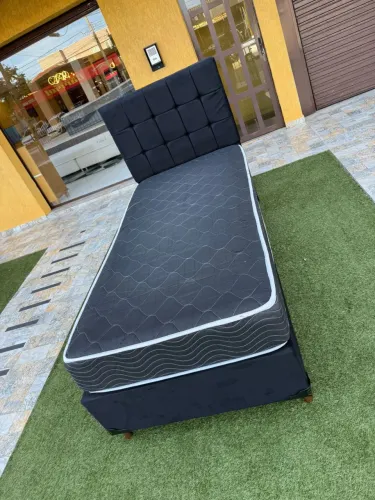 Cama de Solteiro COM COLCHÃO E CABECEIRA