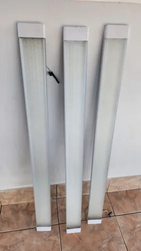 Luminária led 120cm 80w branco frio
