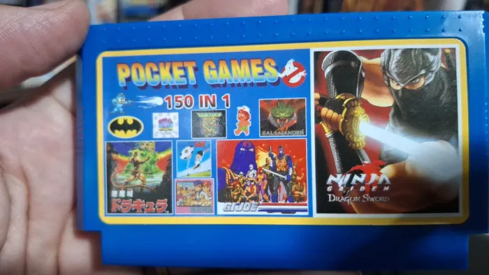 Cartucho nintendinho nes 150 in 1