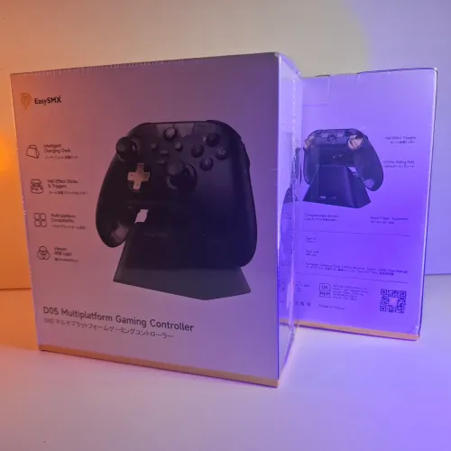 Controle gamepad EasySMX D05 + base de carregamento novo lacrado gamer hall effect