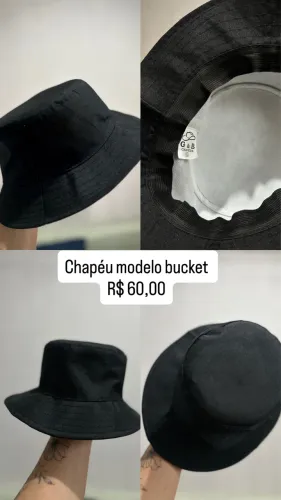 Chapéu modelo bucket 