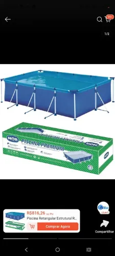 Piscina 5.000 litros com bomba