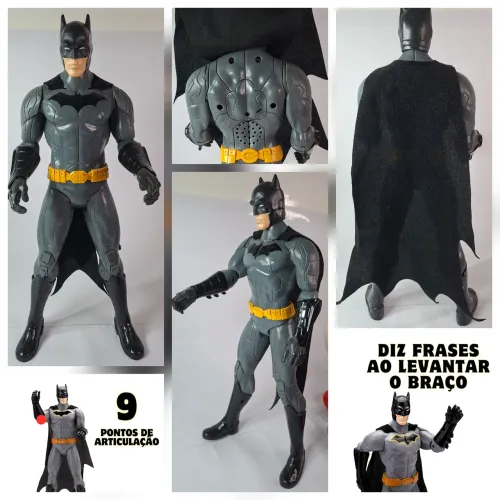 Batman Eletrônico 4 frases, 9 articulações Raro em Perfeito Estado! (