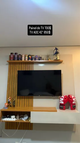 PAINEL | TV | MESA e CADEIRAS | SAPATEIRA | SUPER KING CAMA