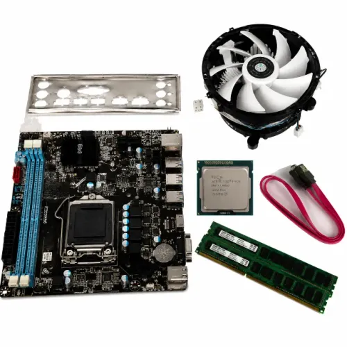 Kit Placa Mãe E Processador I5-3570 8gb Memória 2x4 + Cooler Cinza-escuro