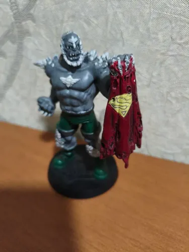 Miniatura Apocalipse DC inimigo Super Man em chumbo numerada
