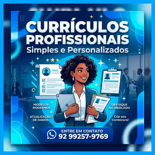 Currículos diversos - simples e Personalizaodos