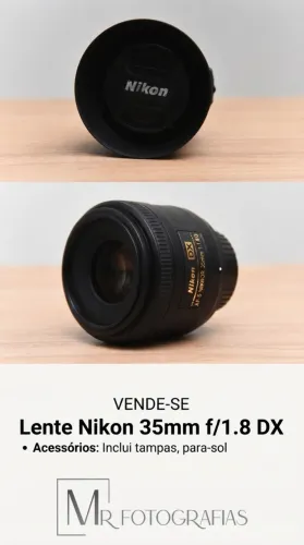 Lente Nikon 35 mm 1.8 DX