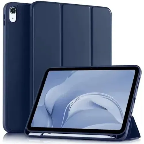 Capa iPad 10 e 11 azul escuro nova lacrada