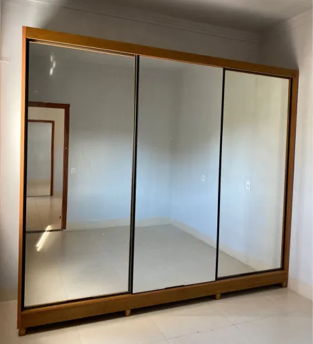 ROUPEIRO DIAMOND 3 ESPELHOS MDF