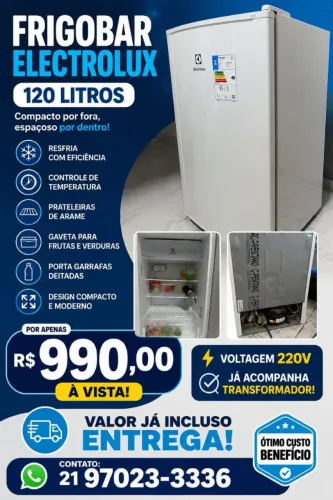 Frigobar Eletrolux 120 LT