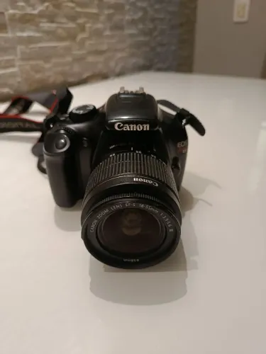 CÂMERA DSLR CANON EOS T3 + LENTE 18 - 55mm