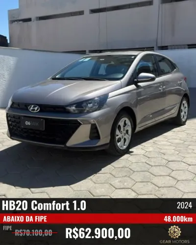 Hyundai HB20 Comfort 1.0 Flex 12V Mec. 2024