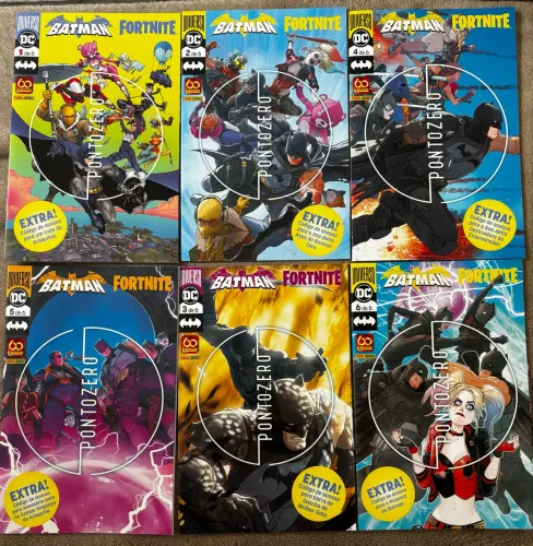 Coleção DC comics Fortnite