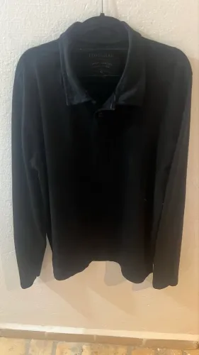 Camisa polo de malha de algodão manga longa Trousseau