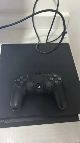 Controle Ps4 Preto + Jogos