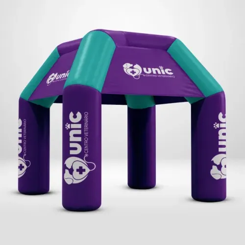 Mockup Tenda Inflável 100% Editável Psd
