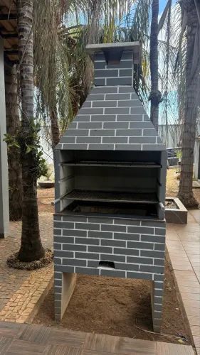 Churrasqueira carvão pré-moldada