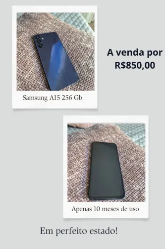 Celular Samsung A15 seminovo