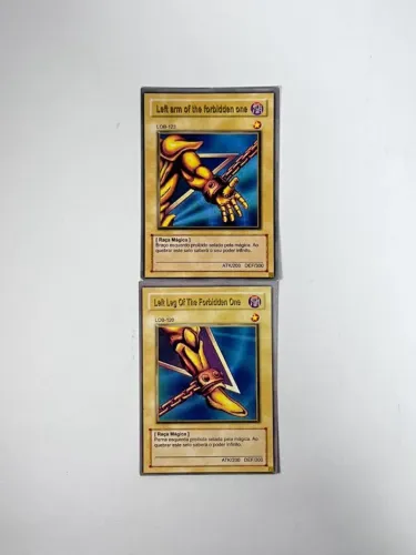 Mini Cards Yu-Gi-Oh Exodia - Colecionável Anos 2000