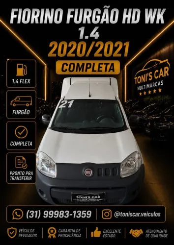 Fiat Fiorino Furgão Work. Hard 1.4 Flex 8V 2P 2021