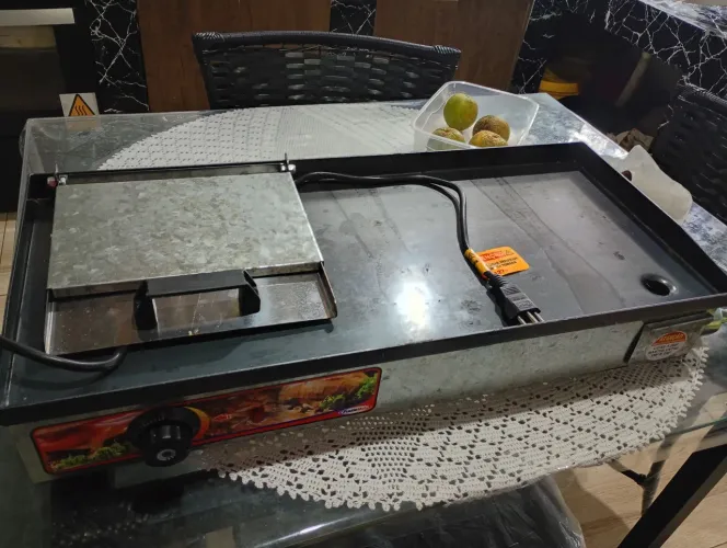 Chapa de lanche elétrica