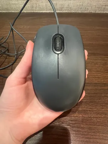 Mouse com Fio USB Logitech Cinza/Preto